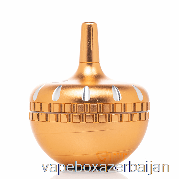 Vape Box Azerbaijan Cheech Glass 4 Part Spinner Grinder Gold